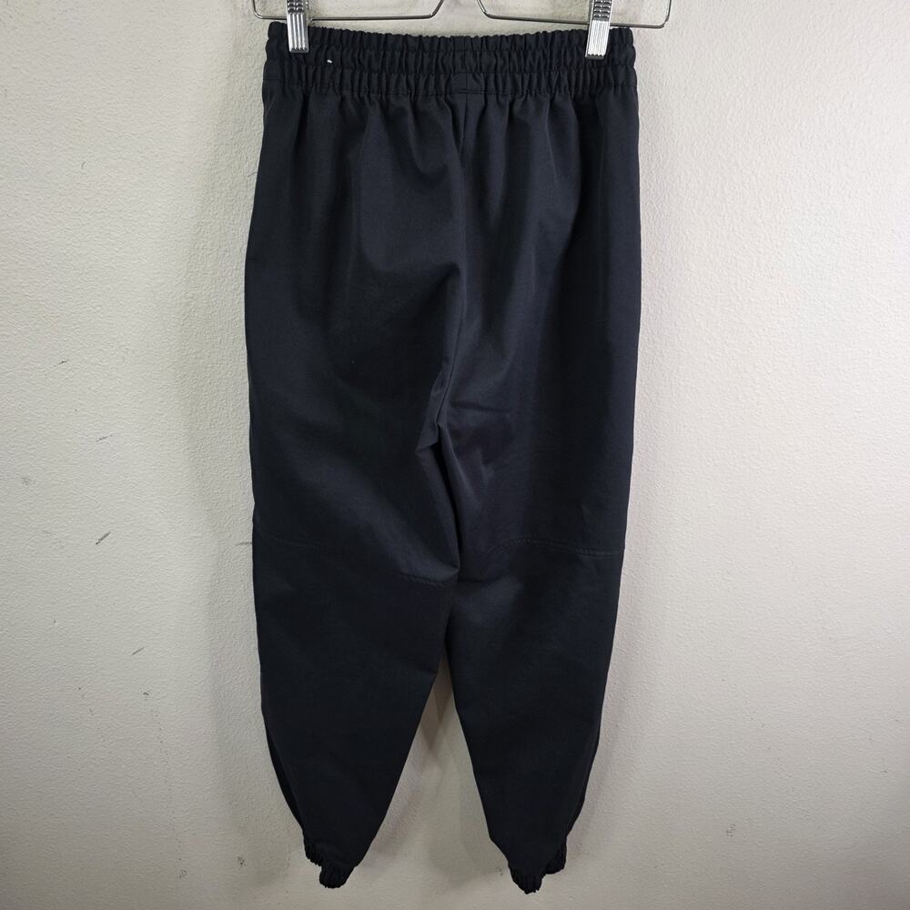 Nike Sportswear Woven Swoosh Joggers Pants Pockets Black Womens Size Small - Picture 3 of 7